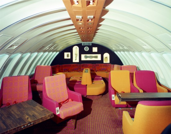 Continental Airlines 747 Interior. A.C. Martin & Associates (Intergraft). 1972. (Wayne Thom) 