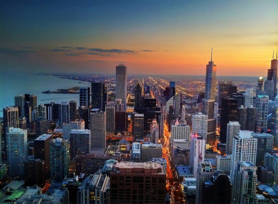 Chicago from above. (Mirza Asad Baig / Flickr)