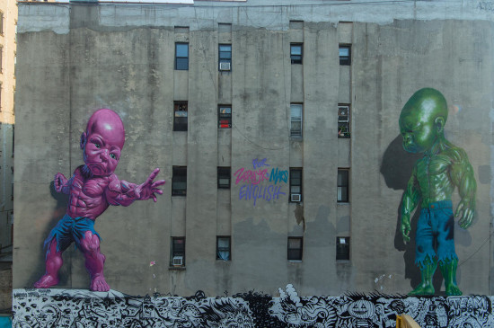 Mural by Ron English (Courtesy LoMan Festival)