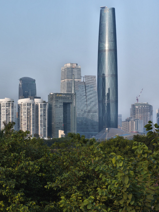WilkinsonEyre's Guangzhou International Finance Center, Guangzhou, China. (Courtesy WilkinsonEyre)