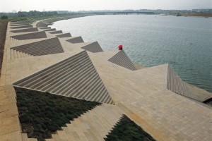 Exterior of a chinese dam