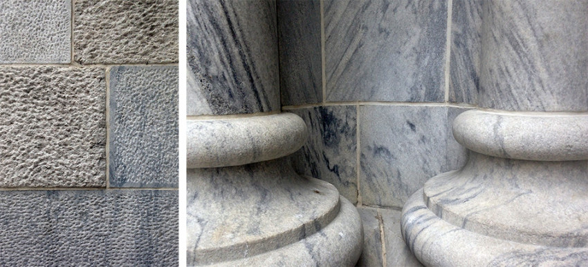 Restored marble façade (Audrey Wachs / AN)