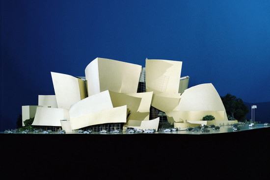 Frank Gehry, Walt Disney Concert Hall, project model, 1989-2003 (competition 1988), Los Angeles, California, Gehry Partners, LLP, Los Angeles, © 2015 Gehry Partners, LLP ( image courtesy Gehry Partners, LLP)