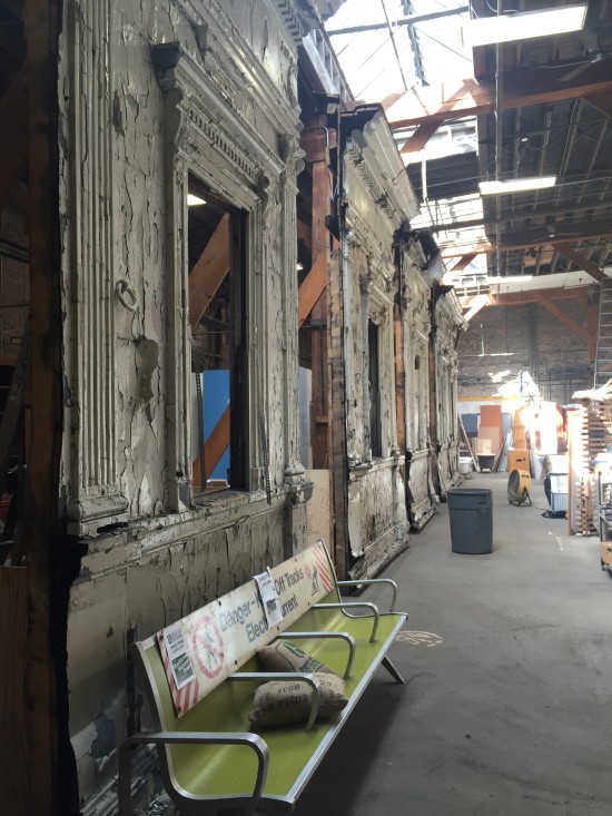 Pieces of the old Madison-Wabash CTA El Station (Rebuilding Exchange)
