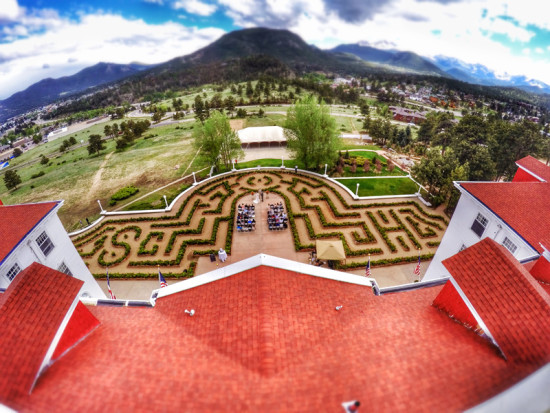 The new maze (Courtesy the Stanley Hotel)