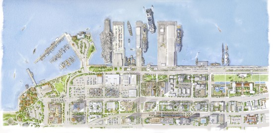 A proposal for the city waterfront (Robbie Polley)