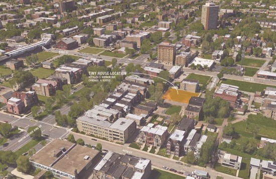 Four vacant lots in Chicago's South Side Bronzeville Neighborhood will be the site of AIA Chicago's tiny Homes Competition.
