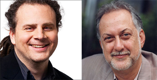 Mitchell Joachim, left, and Michael Sorkin, right. (Courtesy TED; Verso Books)