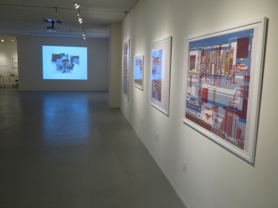 INSTALLATION VIEW OF MAPPING THE INFORMATION AGE ON VIEW AT CHRISTOPHER W. MOUNT GALLERY. (COURTESY OF CHRISTOPHER W. MOUNT GALLERY) 