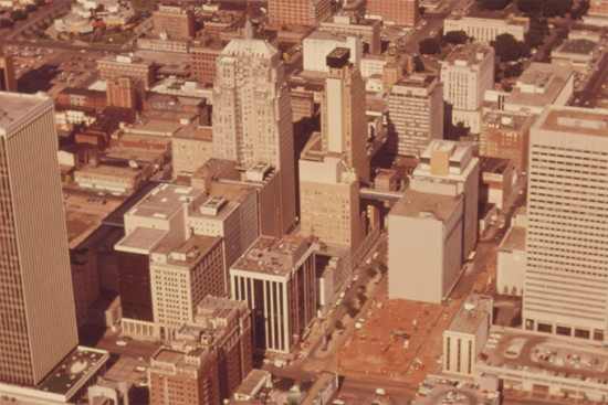 Downtown Oklahoma City in the 1970s. (Courtesy National Archives)