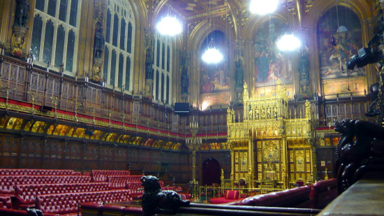 Inside the House of Lords ( / Flickr )