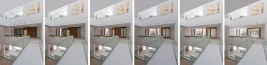 Time lapse photography interior. (Courtesy Next Office)