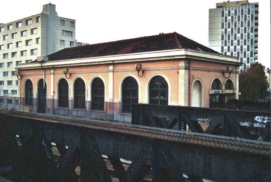 The old Massena station (Courtesy Petiteceinture)