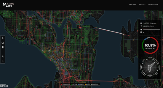 Seattle SR 520 Floating Bridge Construction (Chatty Maps)