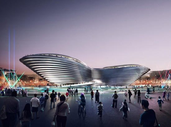 Mobility Pavilion (Courtesy Dubai Expo 2020 via Foster + Partners)