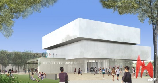 Rendering of wHY's addition to the Speed Art Museum. (Courtesy wHY)