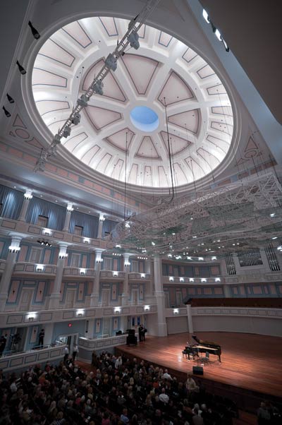 Inside the 1,600-seat Grand Concert Hall.