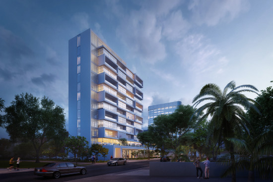 Roger Ferris + Partner's 14 story Screenland Lofts are coming to Burbank (Courtesy Roger Ferris + Partners)