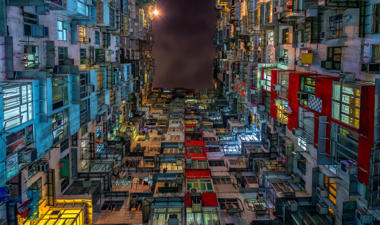 "Compact City" was awarded: PX3 2015 - Silver Winner - Architecture Category and 1st Place at 2015 Oneshot "Home" competition - International Photography Awards (Courtesy Andy Yeung)