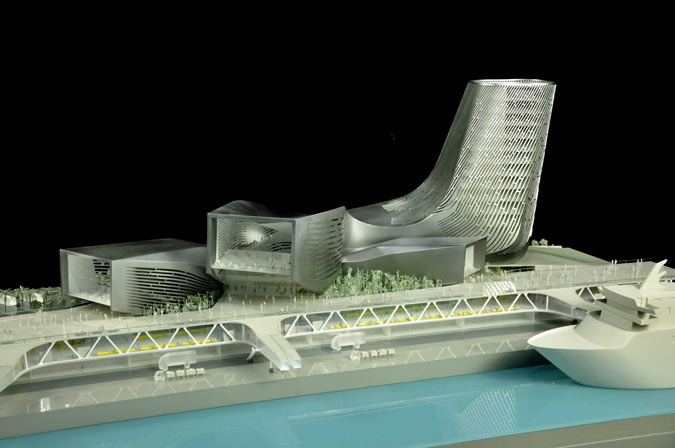 Model of Kaohsiung Port Terminal in Taiwan