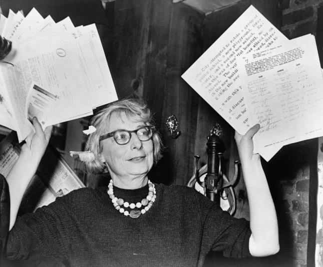 Jane Jacobs, 1961. (Phil Stanziola, New York World-Telegram and the Sun Newspaper Photograph Collection, via Wikipedia)