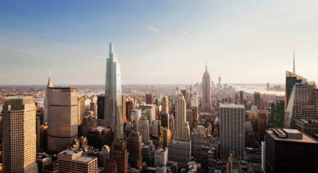 One Vanderbilt in the foreground at left. (Courtesy KPF)