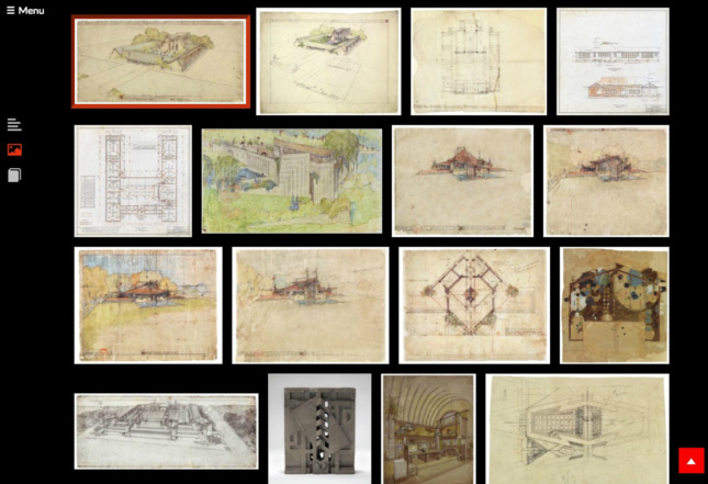 Frank Lloyd Wright digital catalogue