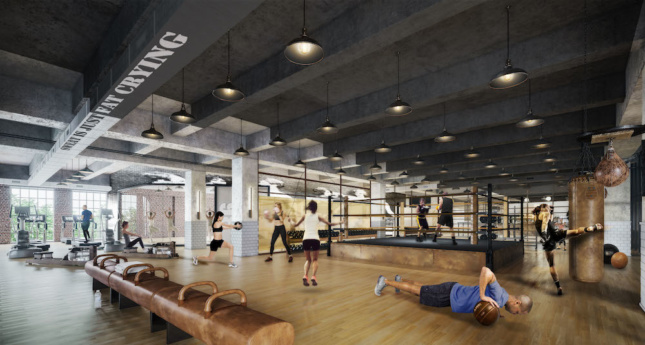 The fitness center. (601w Companies/Gensler)