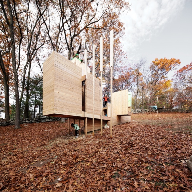 Small Spaces: Five Fields Play Structure (Courtesy Matter Design)