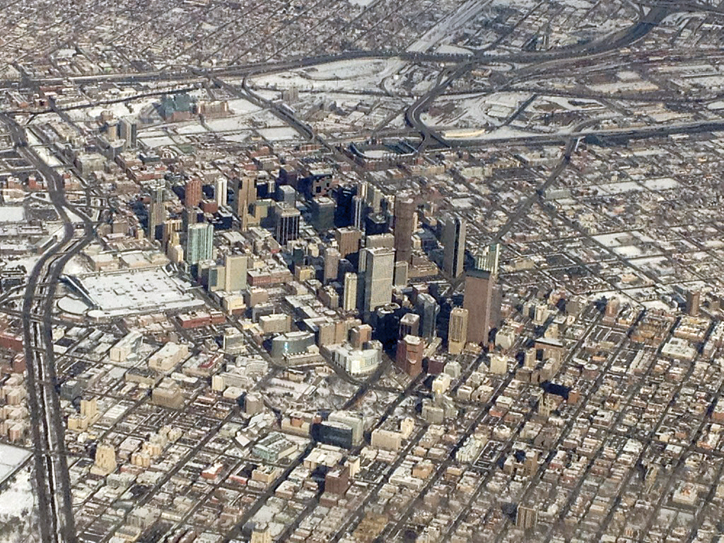 Denver aerial image