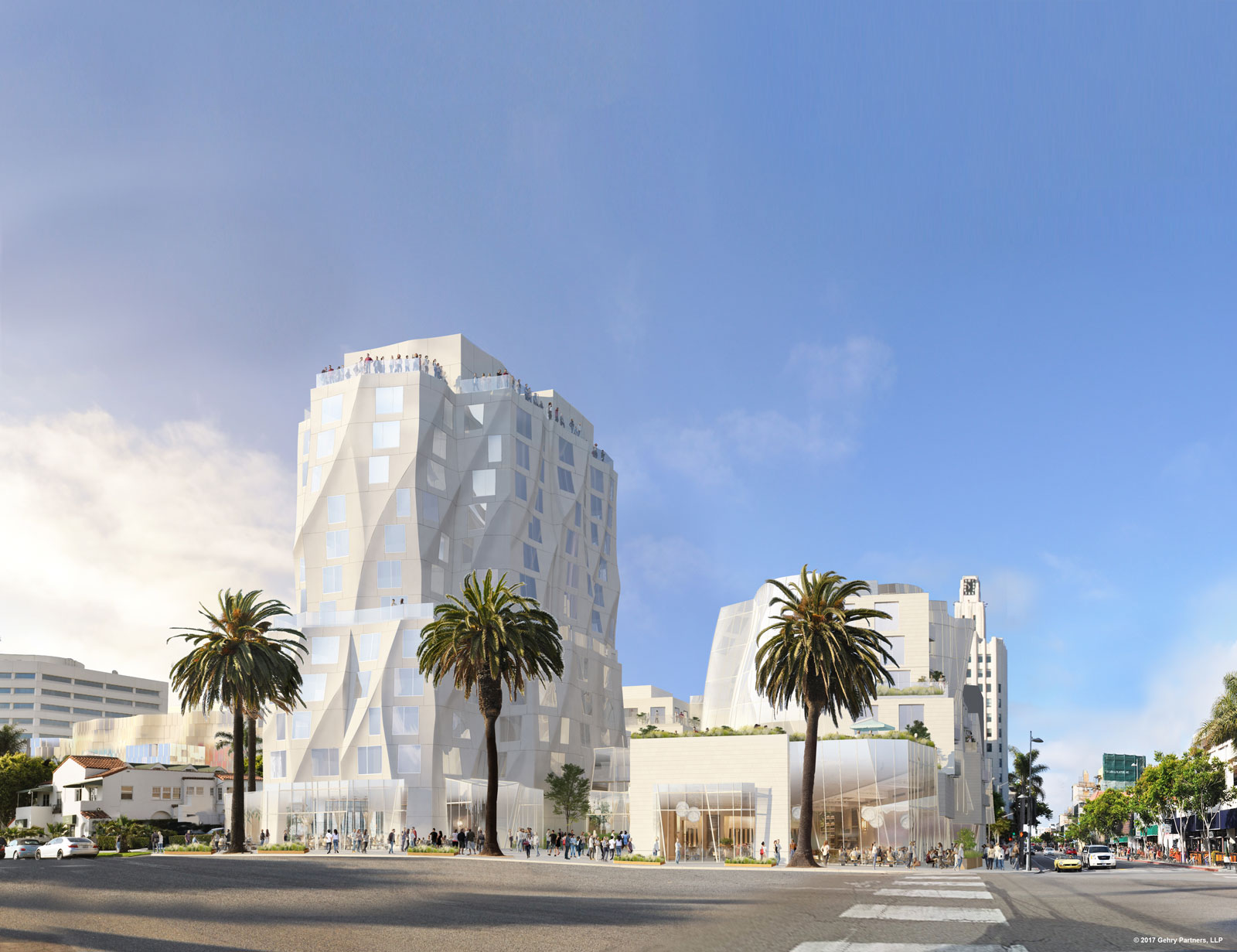 Frank Gehry halves Santa Monica hotel to meet height restrictions.