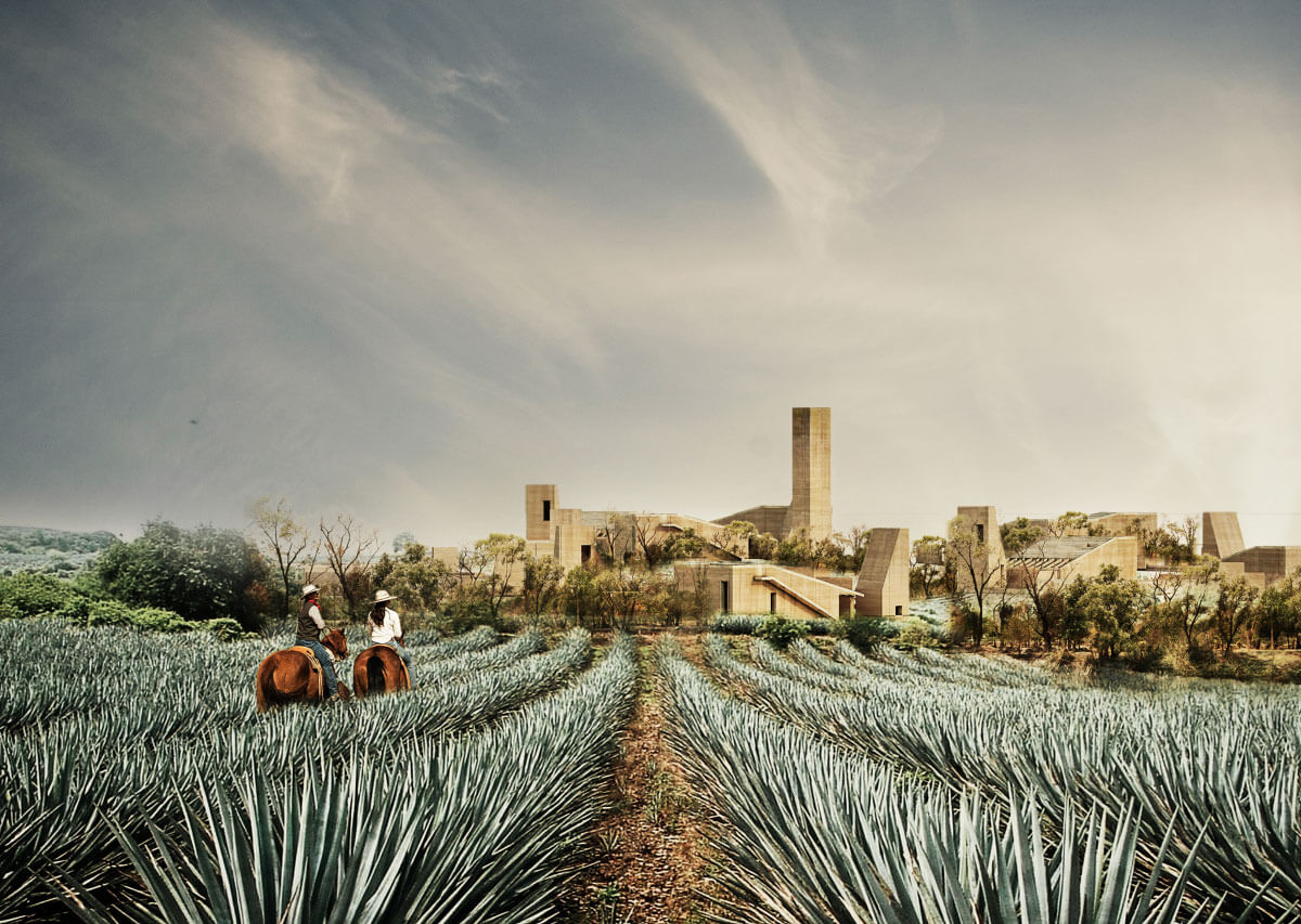 Luis Aldrete's collaborative practice elevates the quotidian. Tequila Clase Azul Villas (Diego Garcia)