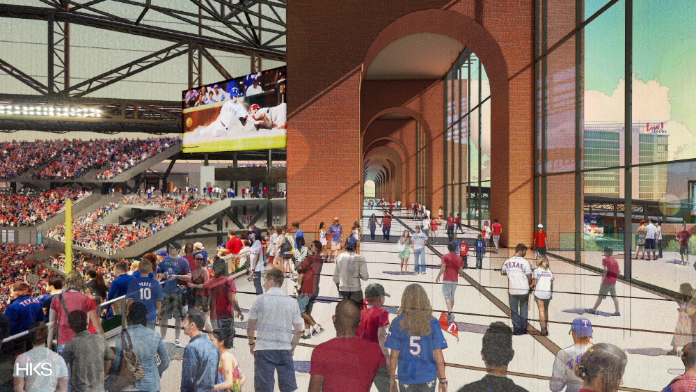 New home of the Texas Rangers has a climate-controlling