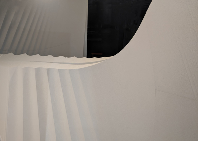 Detail photo of installation by Zaha Hadid Architects and ZHCODE