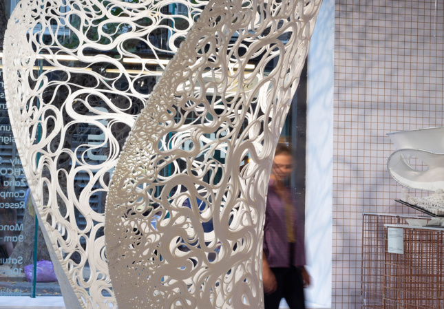 Photo of installation by Zaha Hadid Architects and ZHCODE