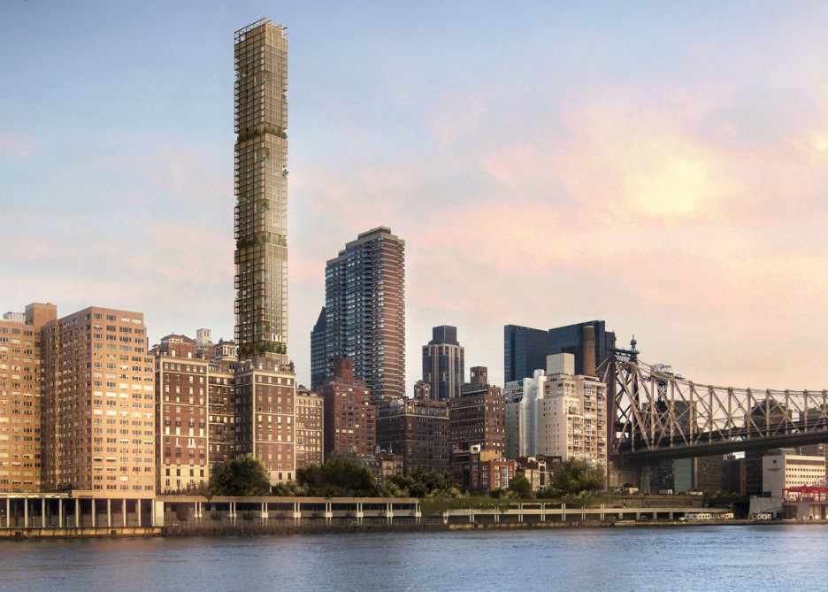 Rendering of proposed Sutton Place tower