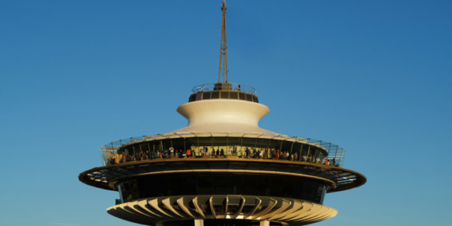 Photo of the renovated Seattle Space Needle