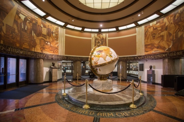 The Times’ building historic lobby.