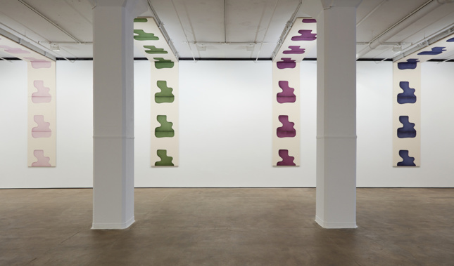Installation view of Landon Metz: Asymmetrical Symmetry at the Sean Kelly Gallery
