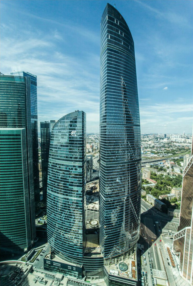 Federation Tower complex in Moscow 