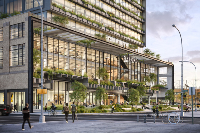 The new St. John's will feature plenty of greenery intermingled among the industrial flourishes.