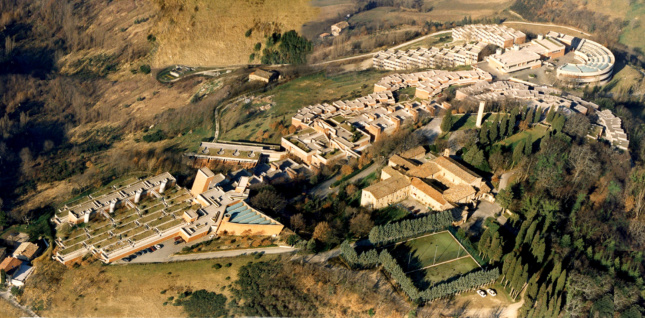 Collegi Universitari at the Università degli Studi di Urbino Carlo Bo by Giancarlo De Carlo in Urbino, Italy