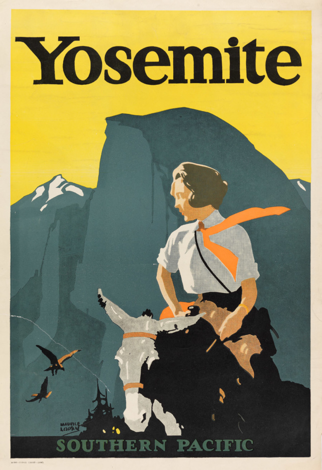 Maurice Logan, Yosemite, Southern Pacific Poster (1923)
