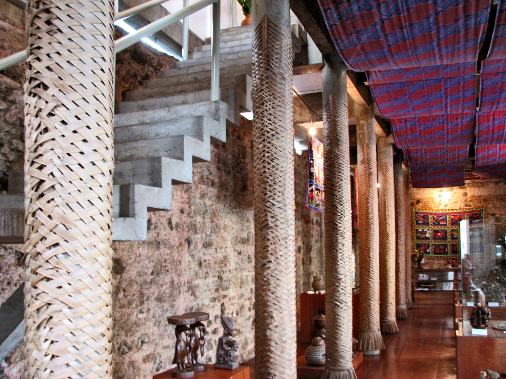 The interior of the Caso do Benin in Salvador, Brazil, designed by Lina Bo Bardi