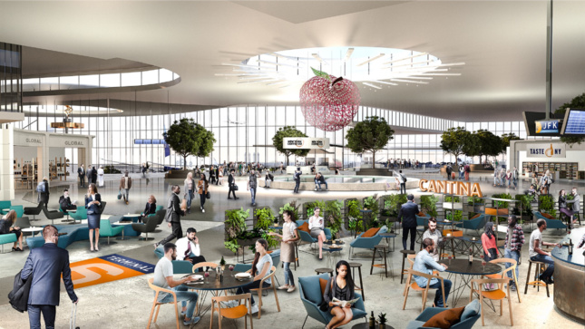 Rendering of the Vision Plan for the John F. Kennedy International Airport