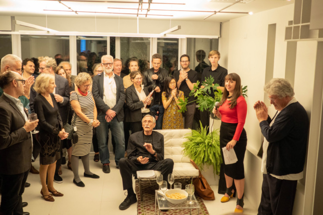 An array of contemporaries and fans gathered to celebrate Webb and his work at a launch party for Two Journeys on September 20, 2018.