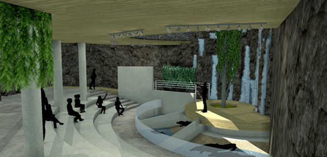 Rendering of the proposed Reptile Garden for Hot Springs, Arkansas