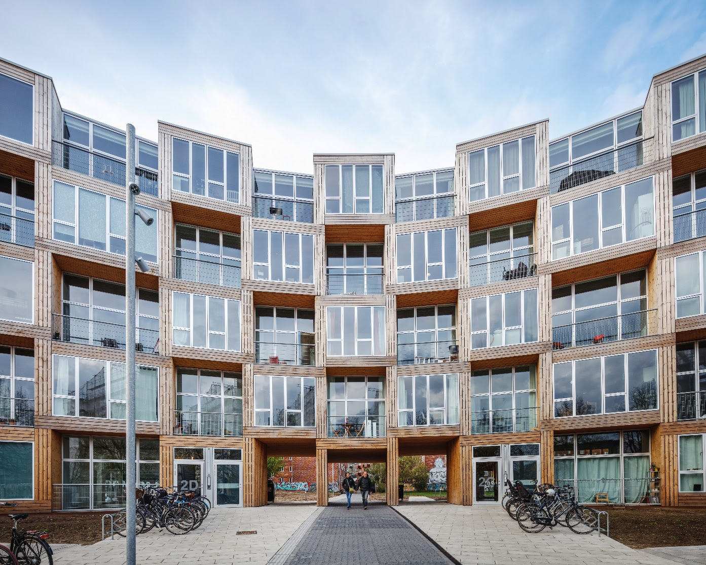 Dortheavej affordable housing complex in Copenhagen designed by Bjarke Ingels Group (BIG)