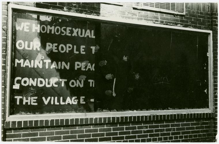 Stonewall Inn Window