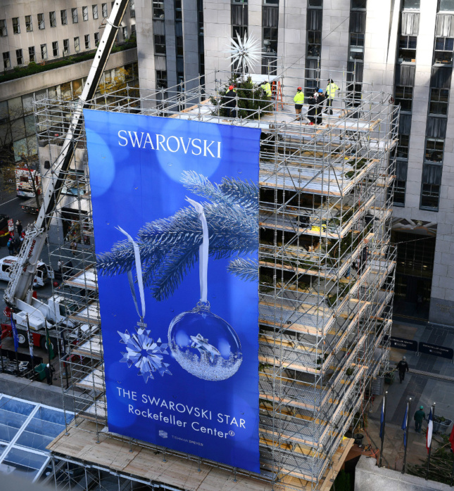 The Rockefeller Center Christmas Tree is currently under wraps until November 28.